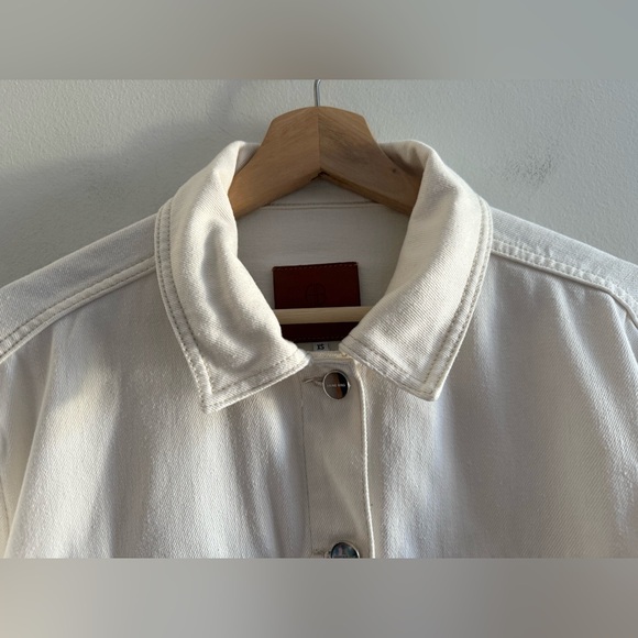 ANINE BING Size XS (oversized) Anine Bing Rory Jacket In Ecru White - Picture 9 of 16